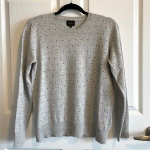 Berenice Paris Gray Eyelet Sweater
